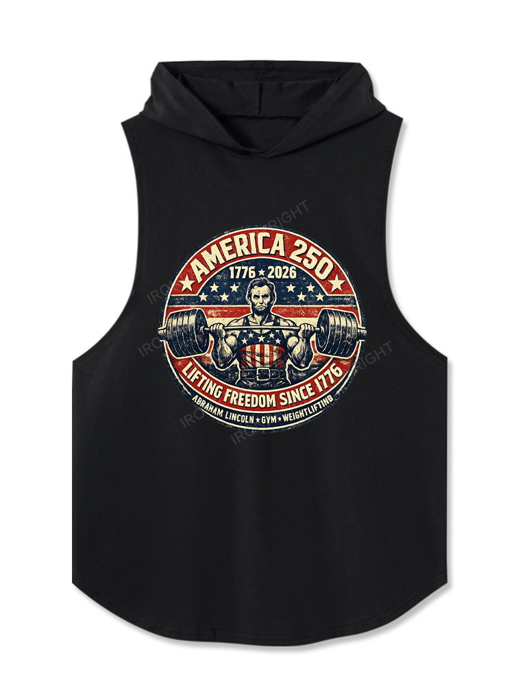 LIFTING FREEDOM SINCE 1776 Hooded Tank