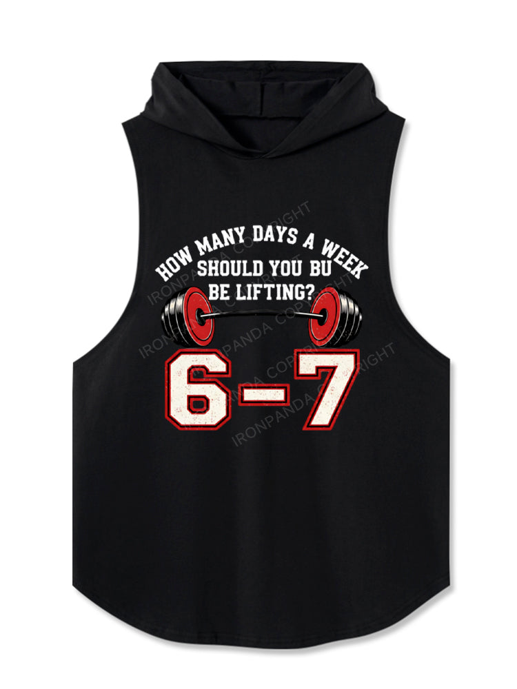 6–7 Days a Week Gym Hooded Tank