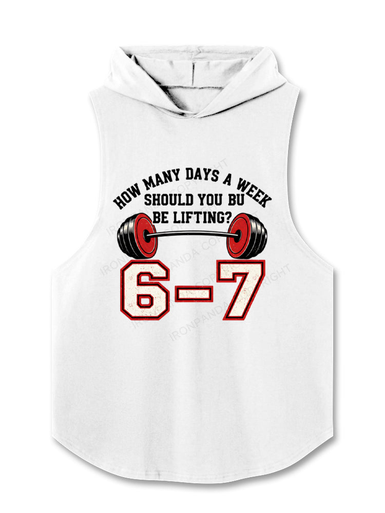 6–7 Days a Week Gym Hooded Tank