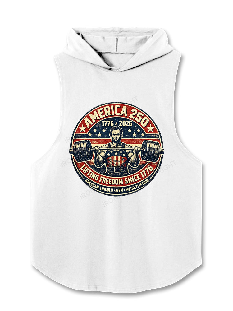 LIFTING FREEDOM SINCE 1776 Hooded Tank