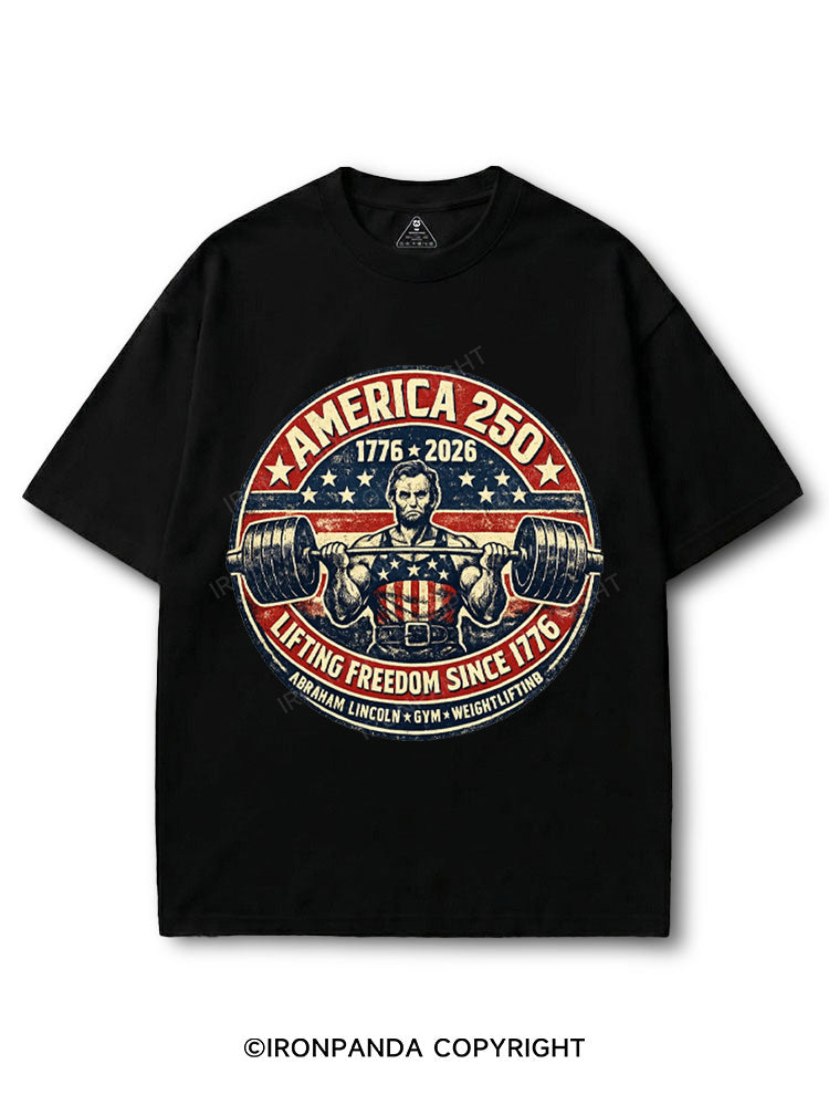 LIFTING FREEDOM SINCE 1776 COTTON PUMP COVER