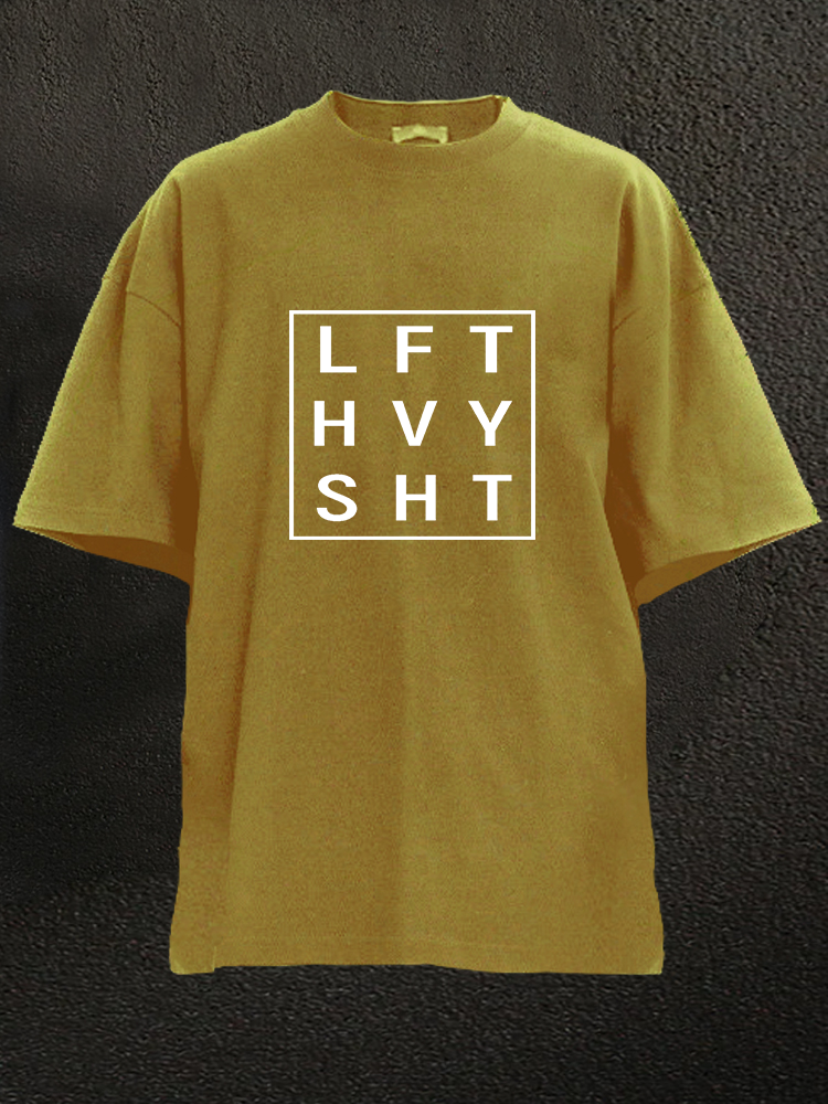 LFT HVY WASHED GYM SHIRT