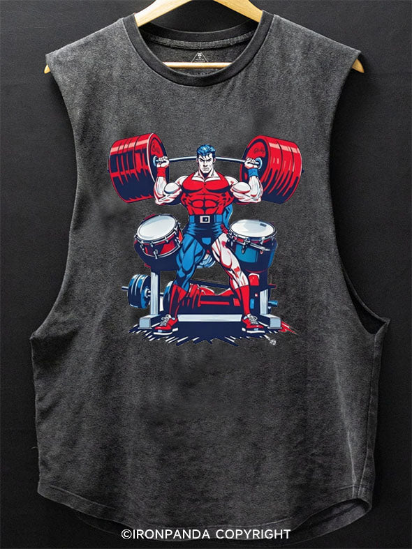 Beats & Reps Scoop Bottom Cotton Tank