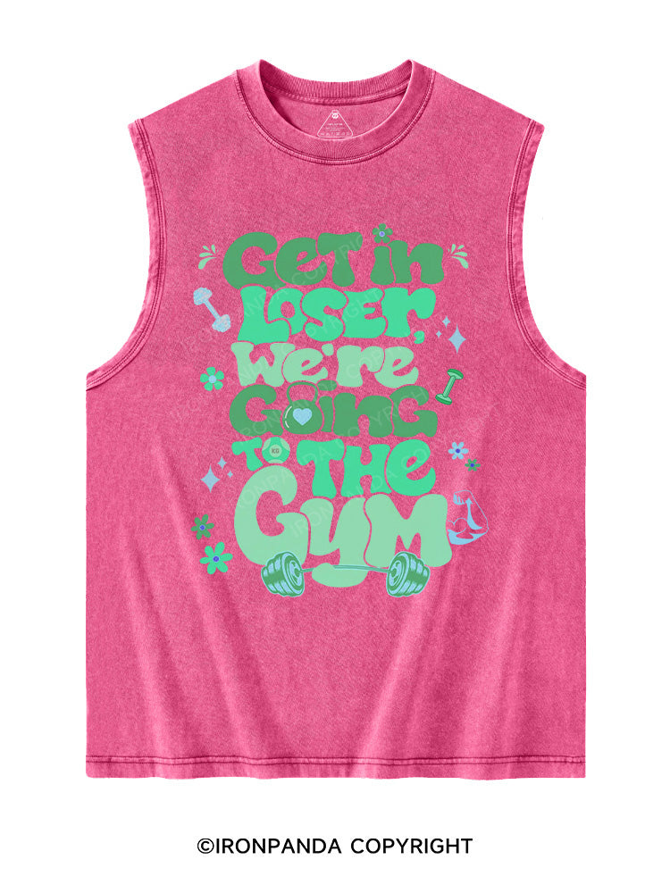 We're Going to Gym Washed Tank