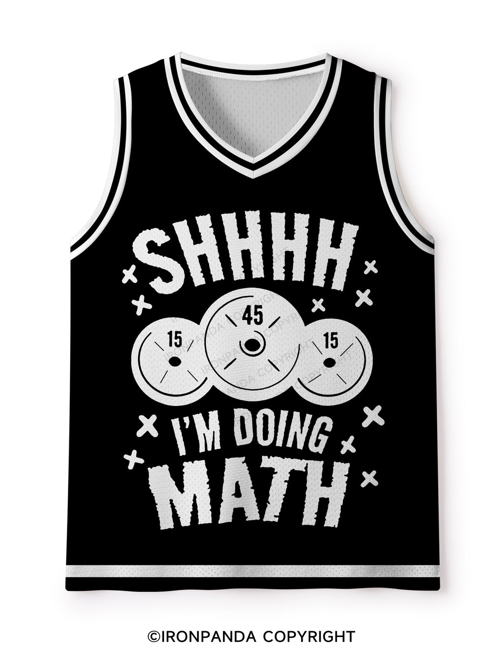SHHHH I'm Doing Math Mesh Tank Top