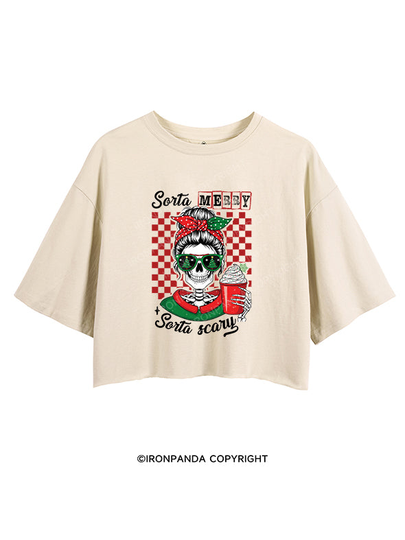 sorta merry sorta scary CROP TOPS