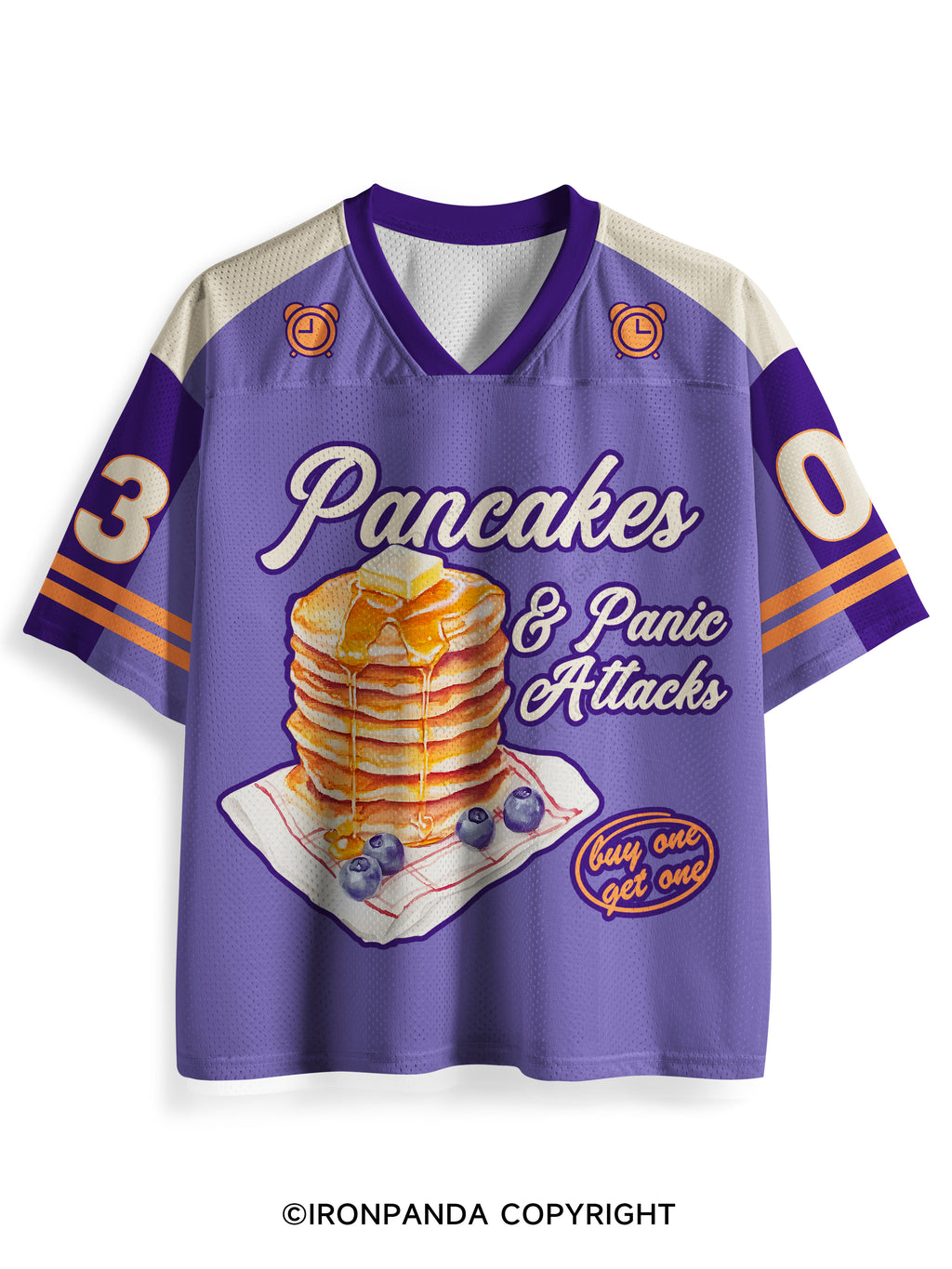 Pancakes & Panic Attacks Mesh Jersey