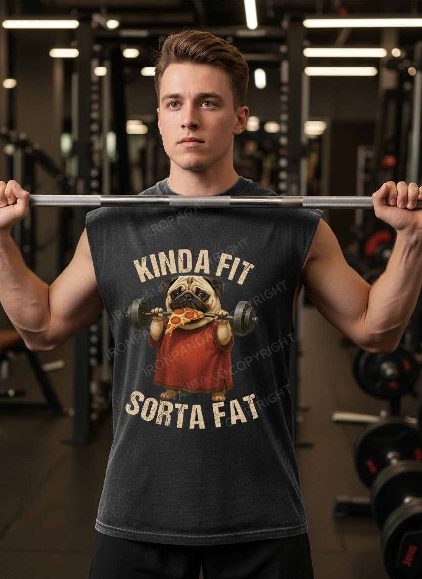 Kinda Fit Sorta Fat Cut Off Tank