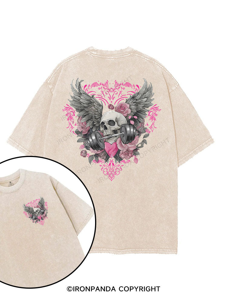Bone Wings Lift printed Gym Shirt