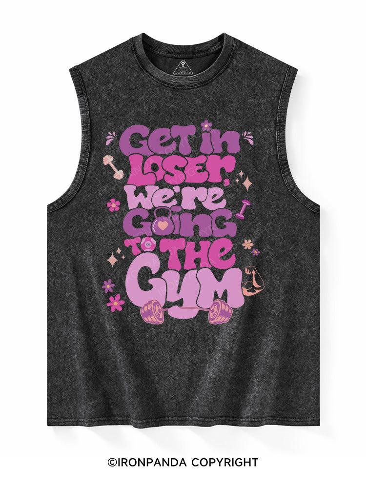 We're Going to Gym Washed Tank