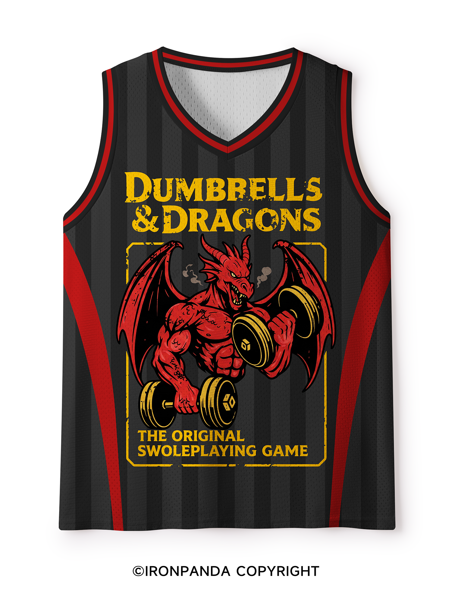 DUMBBELLS & DRAGONS Mesh Tank Top