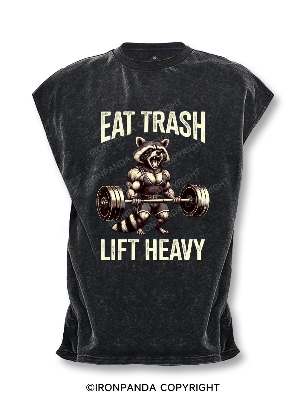 Eat Trash Lift Heavy Cut Off Tank