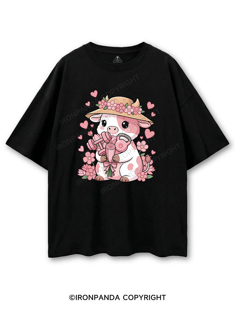 Sweet Power Cow COTTON PUMP COVER