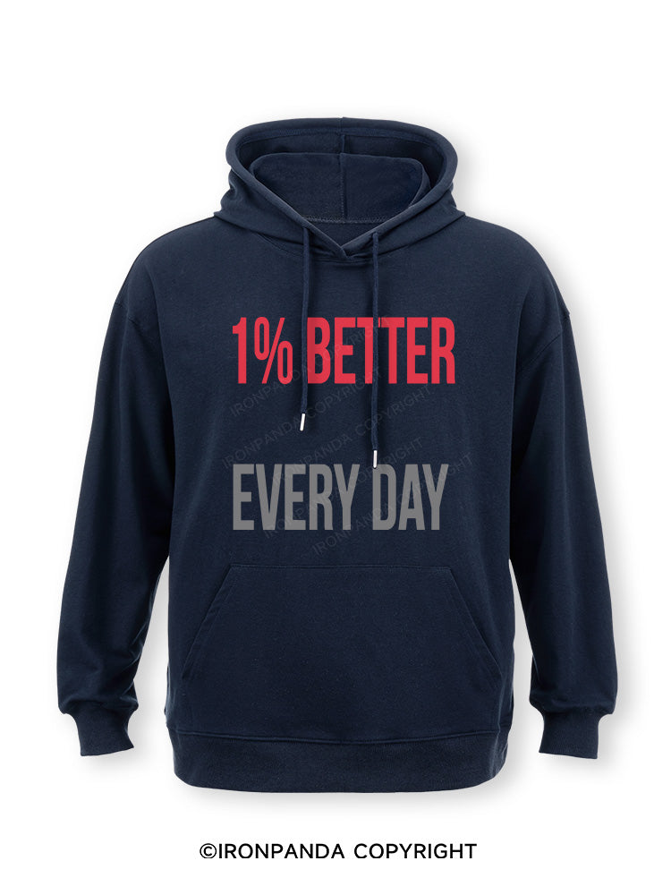 1% Better Every Day Classic Gym Hoodie