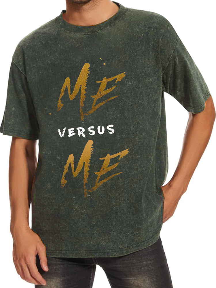 Me Versus Me Washed Gym Shirt
