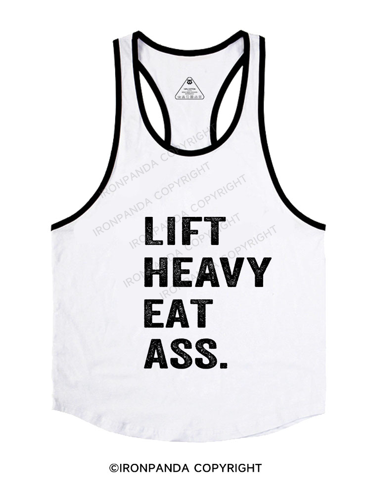 Lift Heavy Eat Ass Stringer Gym Vest
