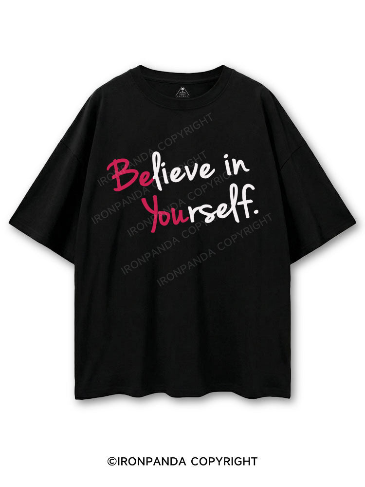 BELIEVE IN YOURSELF COTTON PUMP COVER
