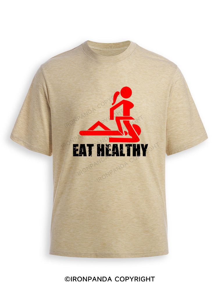 Eat healthy Ultra Soft Heather T-Shirt