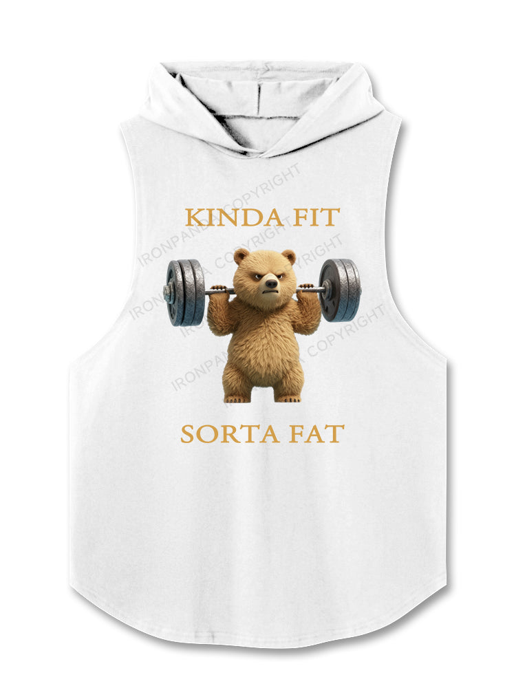 KINDA FIT SORTA FAT Hooded Tank