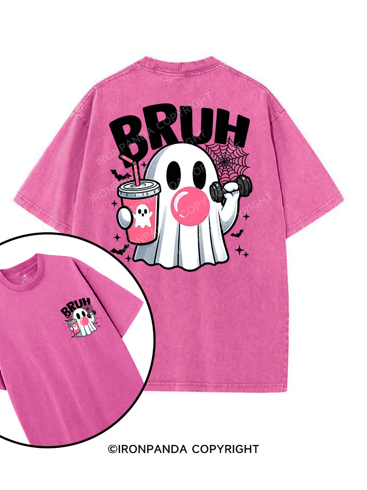 BRUH printed Gym Shirt