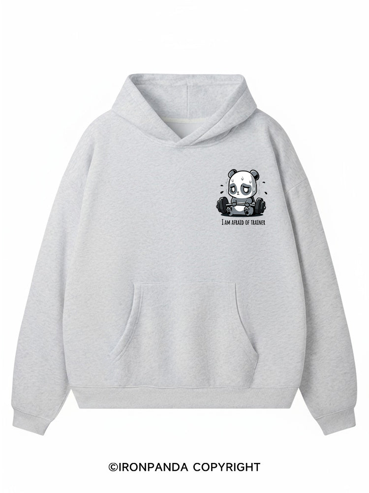 I am afraid of trainer Premium Fleece Gym Hoodie