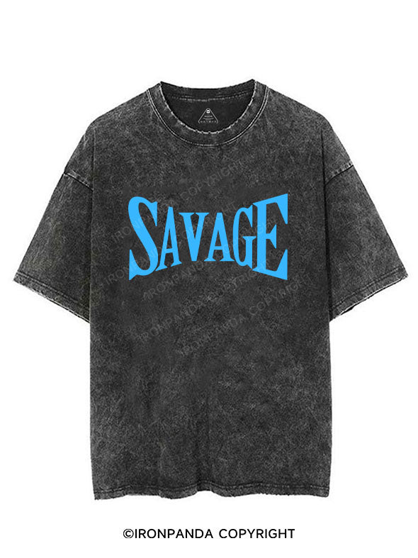 SAVAGE VINTAGE GYM SHIRT