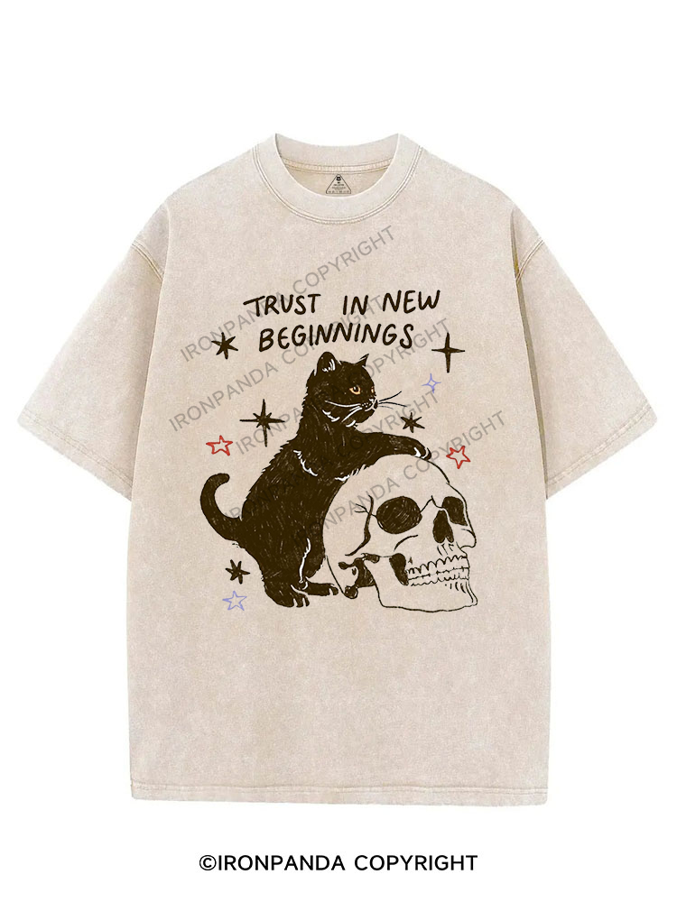 TRUST IN NEW BEGINNINGS VINTAGE GYM SHIRT