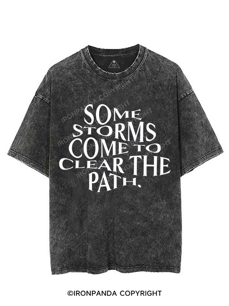 some storms come to clear the path  VINTAGE GYM SHIRT
