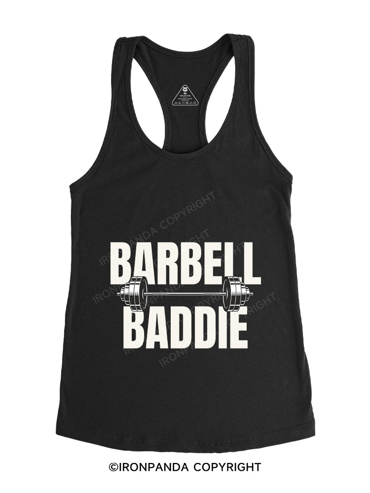 BARBELL BADDIE Gym Racerback Tank