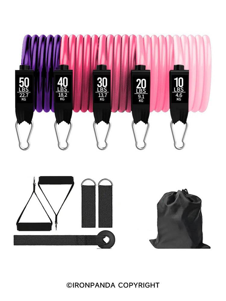IronPanda Resistance Bands Set- 11pcs