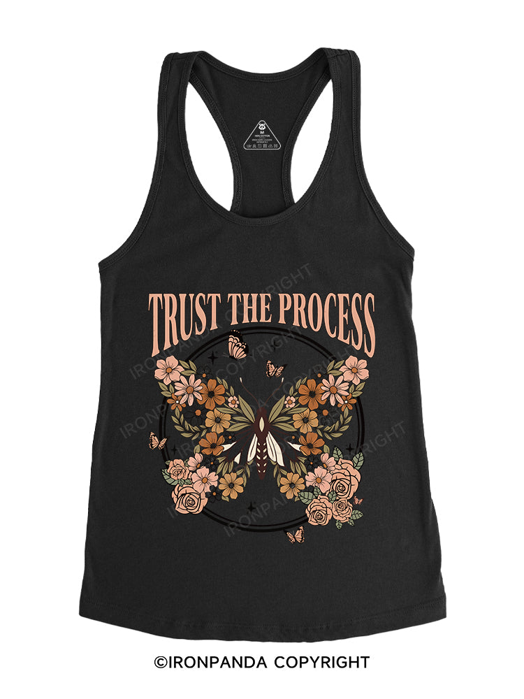 TRUST THE PROCESS Gym Racerback Tank