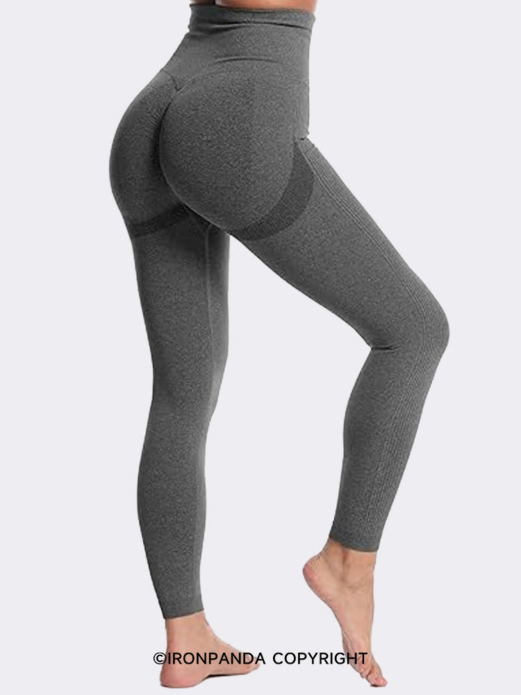 Seamless High-Waisted Booty-Lifting Yoga Pants