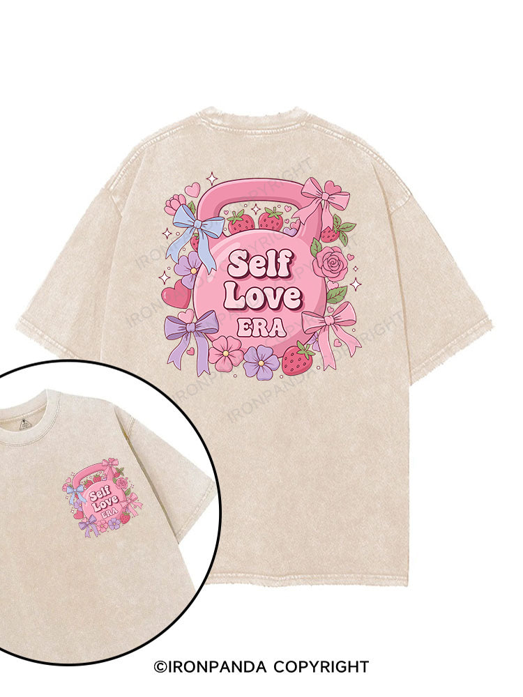 Self Love Era printed Gym Shirt