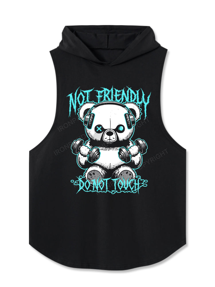 Not friendly do not touch Hooded Tank