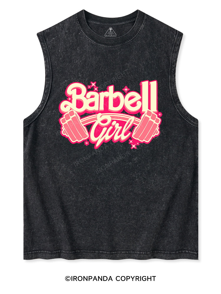 BARBELL GIRL Washed Tank
