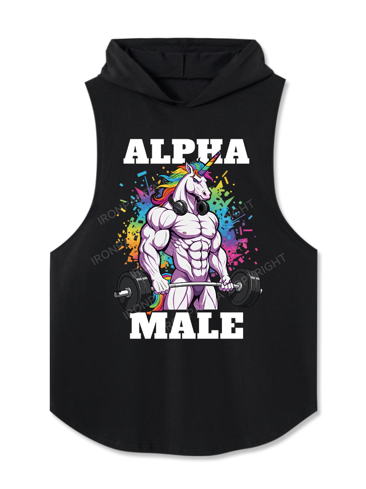 ALPHA MALE Hooded Tank