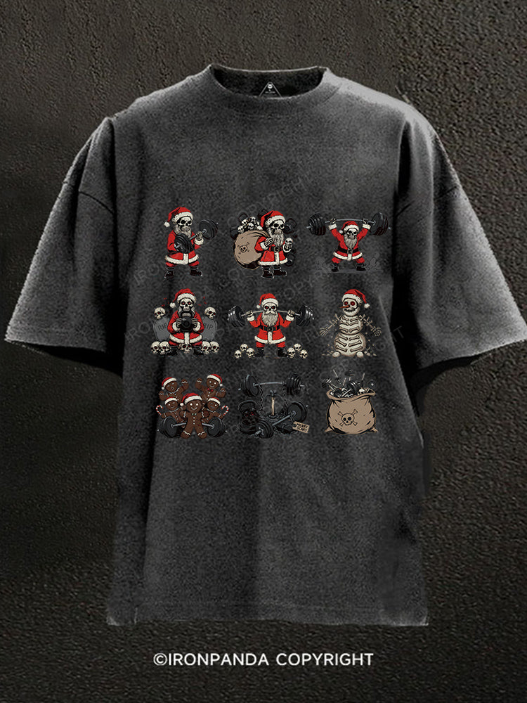 Merry Scary Washed Gym Shirt