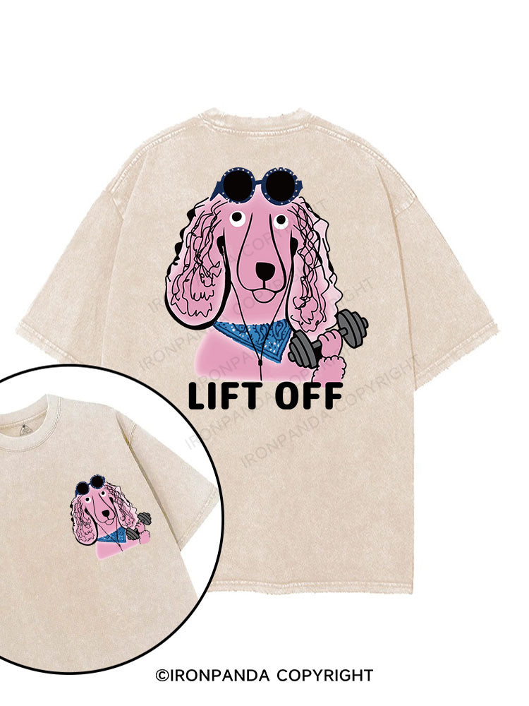 LIFT OFF printed Gym Shirt