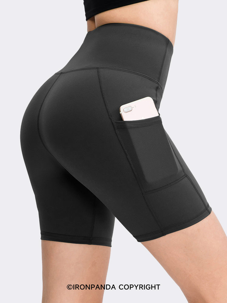 Pocket Stretch Quick-dry Yoga Shorts
