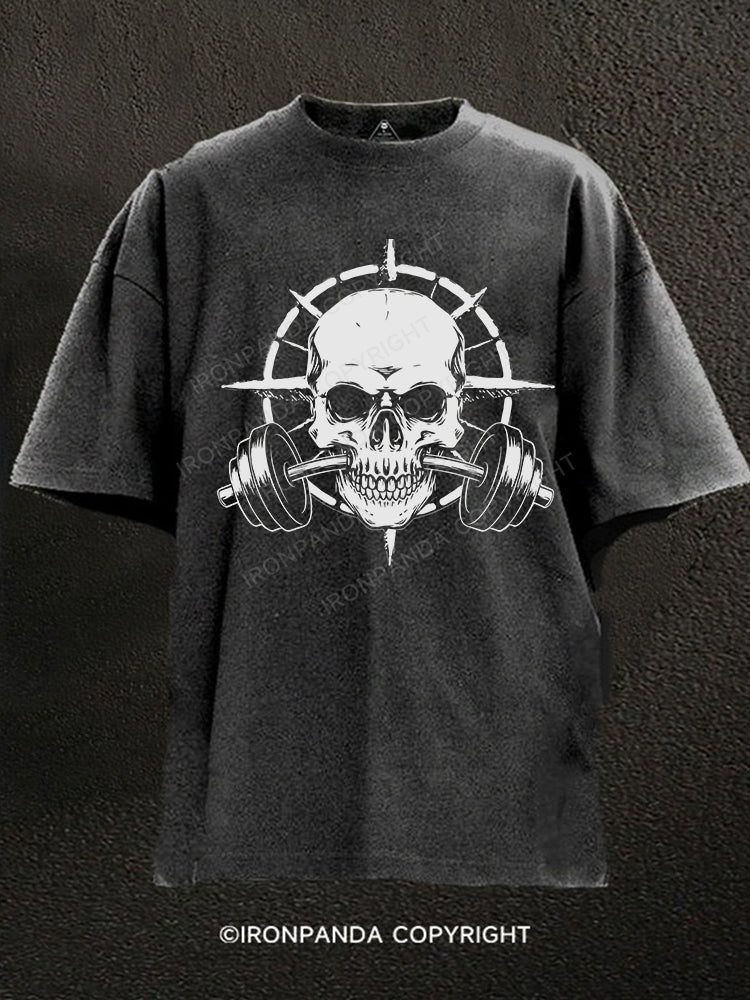 skull Washed Gym Shirt
