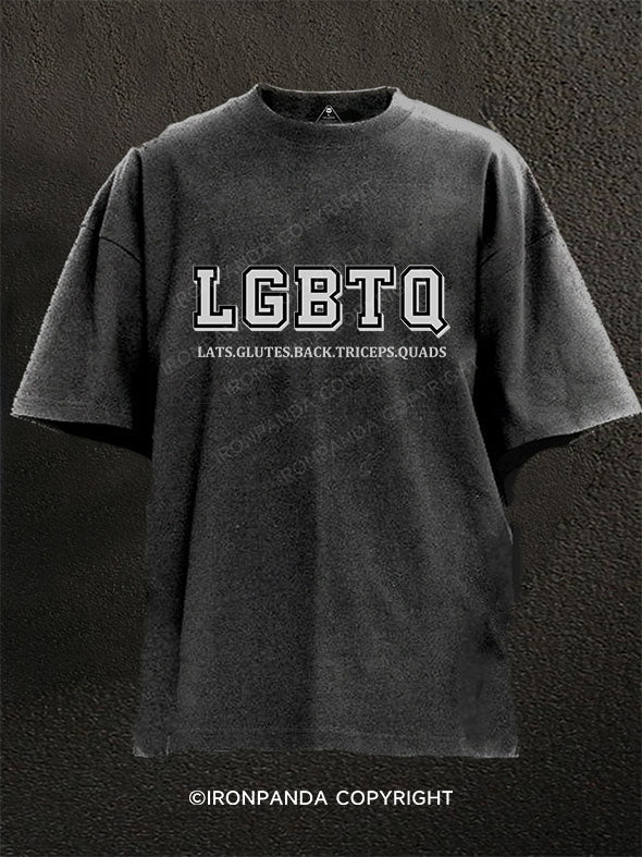 LGBTQ Washed Gym Shirt