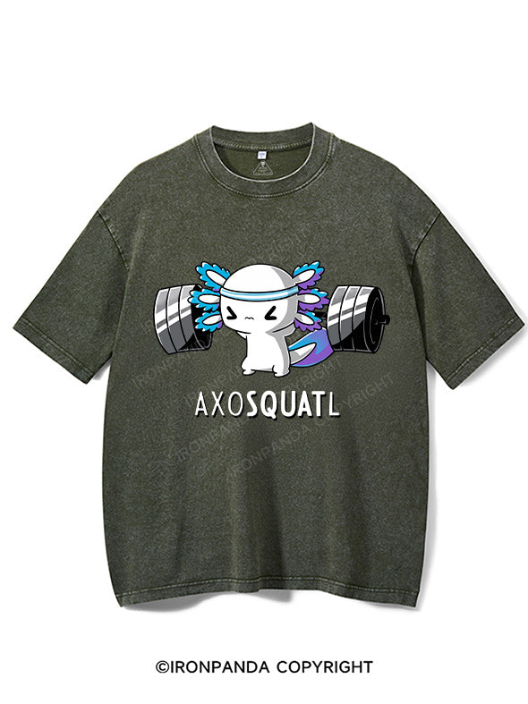 AXOSQUATL Washed Gym Shirt