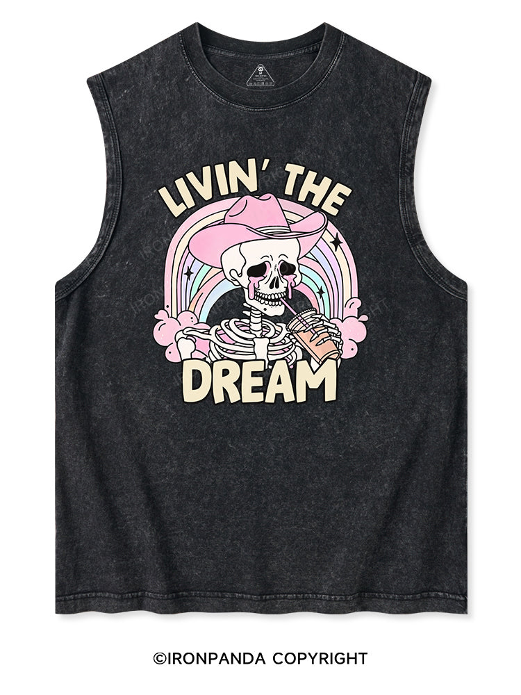 LIVIN' THE DREAM Washed Tank