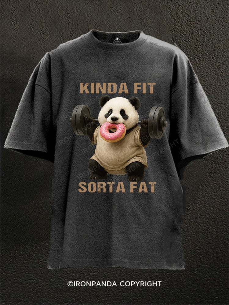 KINDA FIT SORTA FAT Washed Gym Shirt