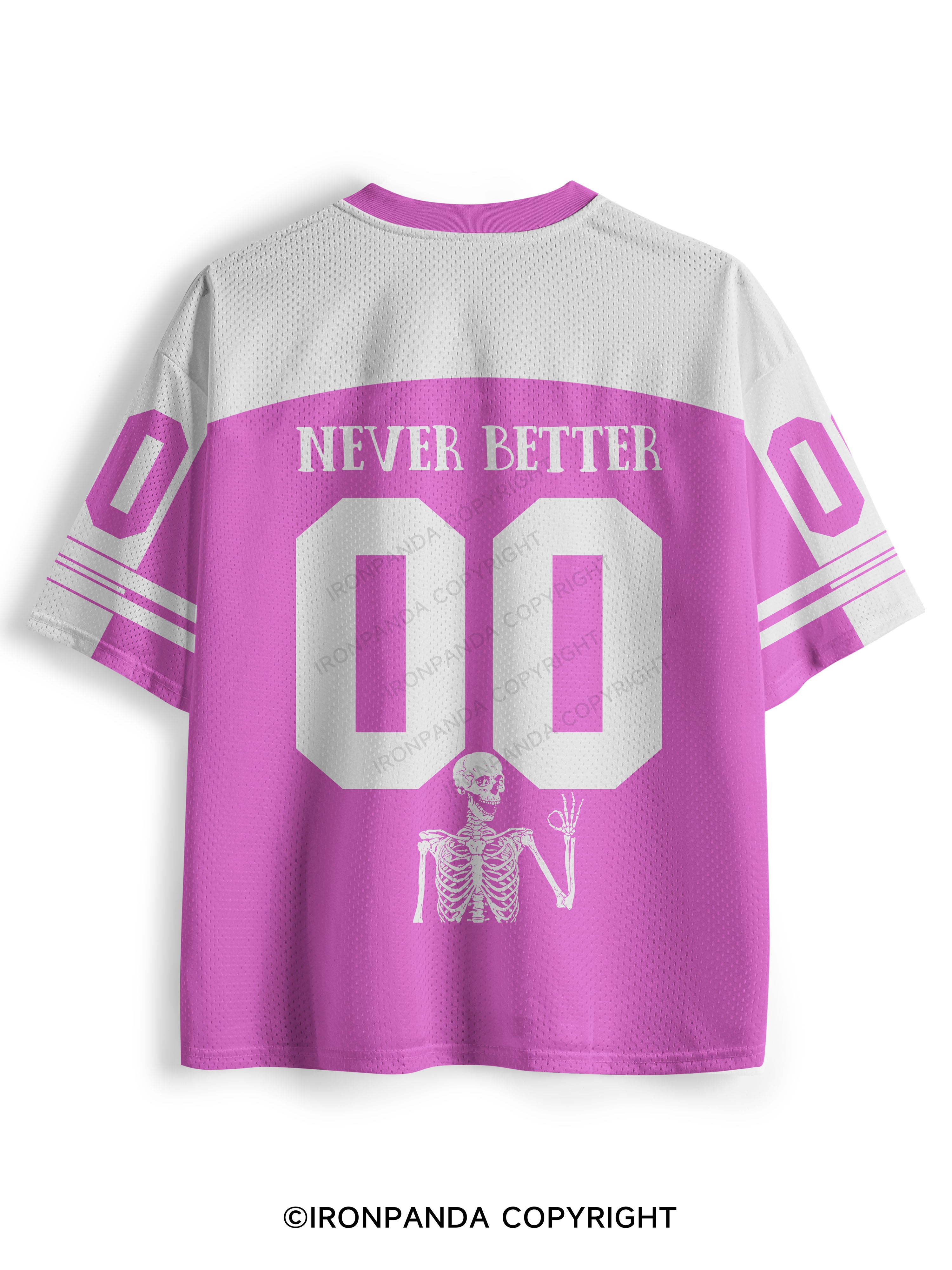 Never Better Skeleton Mesh Jersey