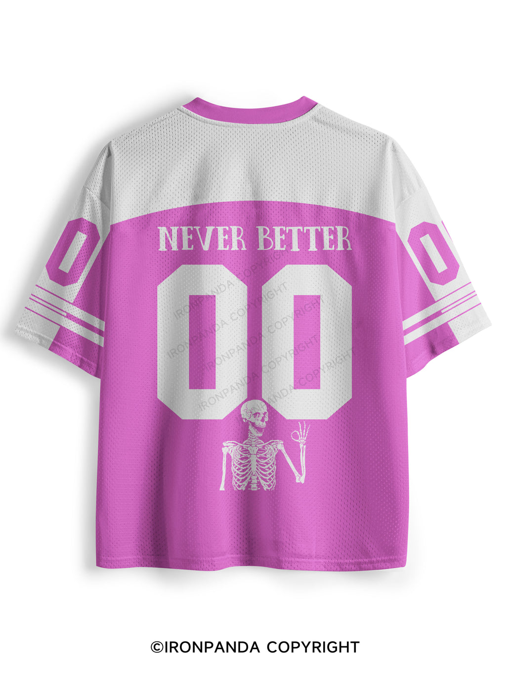 Never Better Skeleton Mesh Jersey