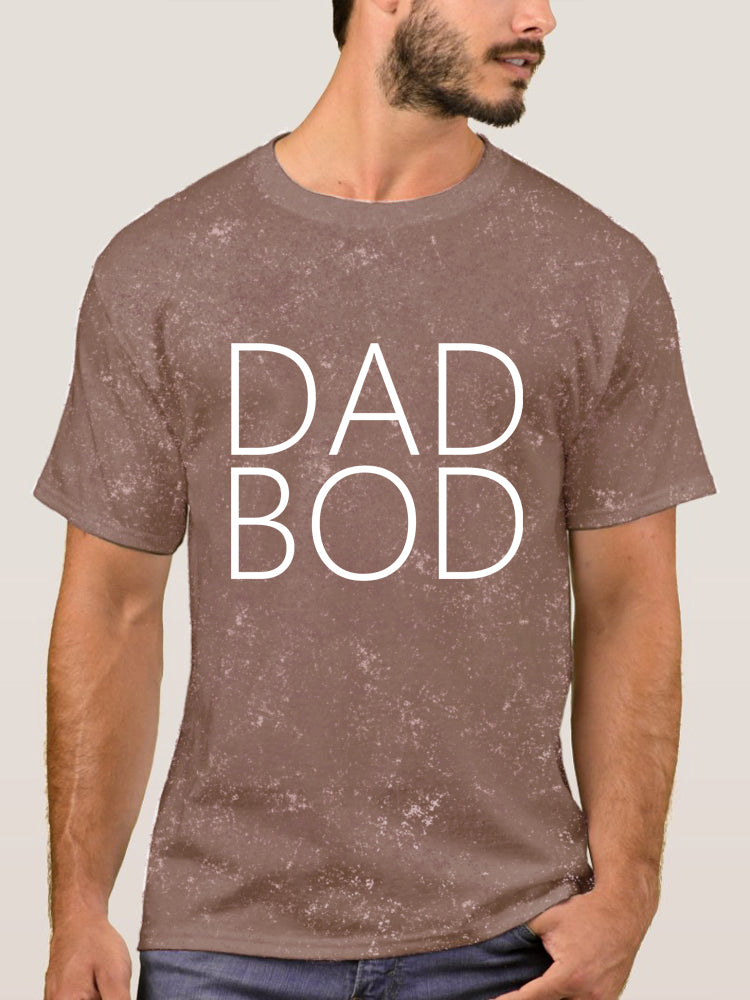 Dad Bod Washed Gym Shirt