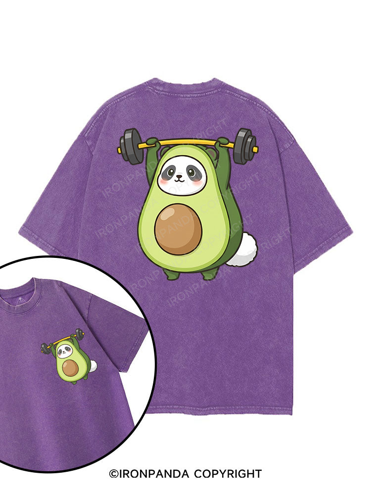 AvoLift Panda printed Gym Shirt