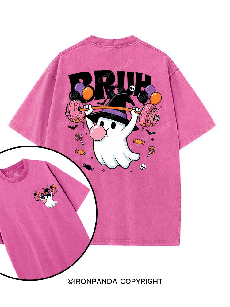 BRUH printed Gym Shirt