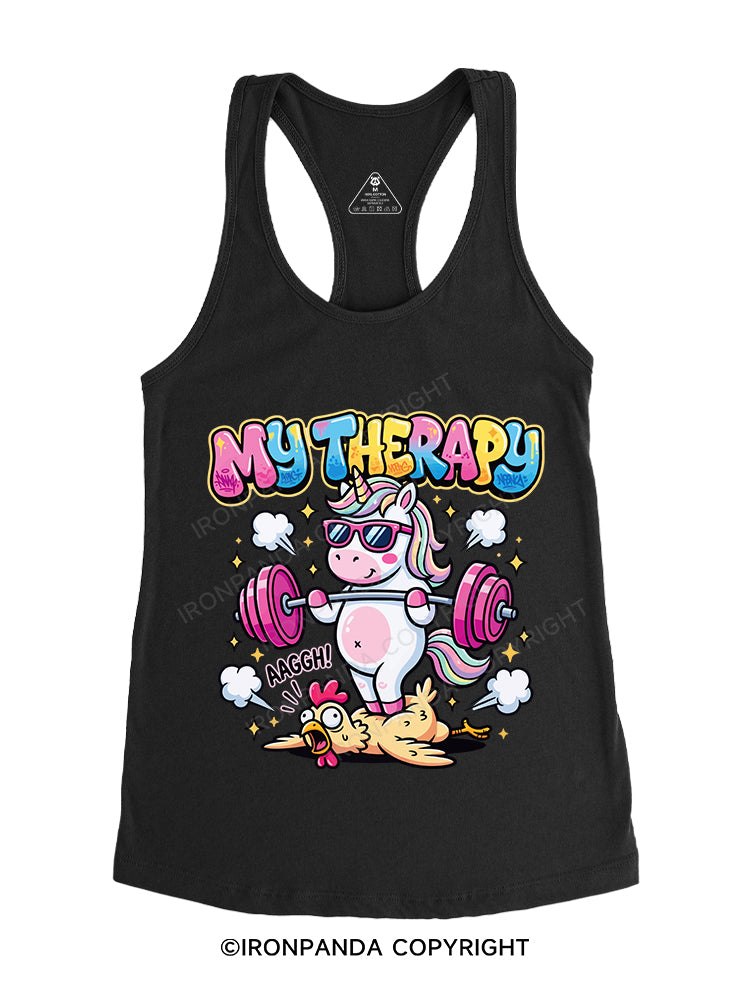 MY THERAPY Gym Racerback Tank